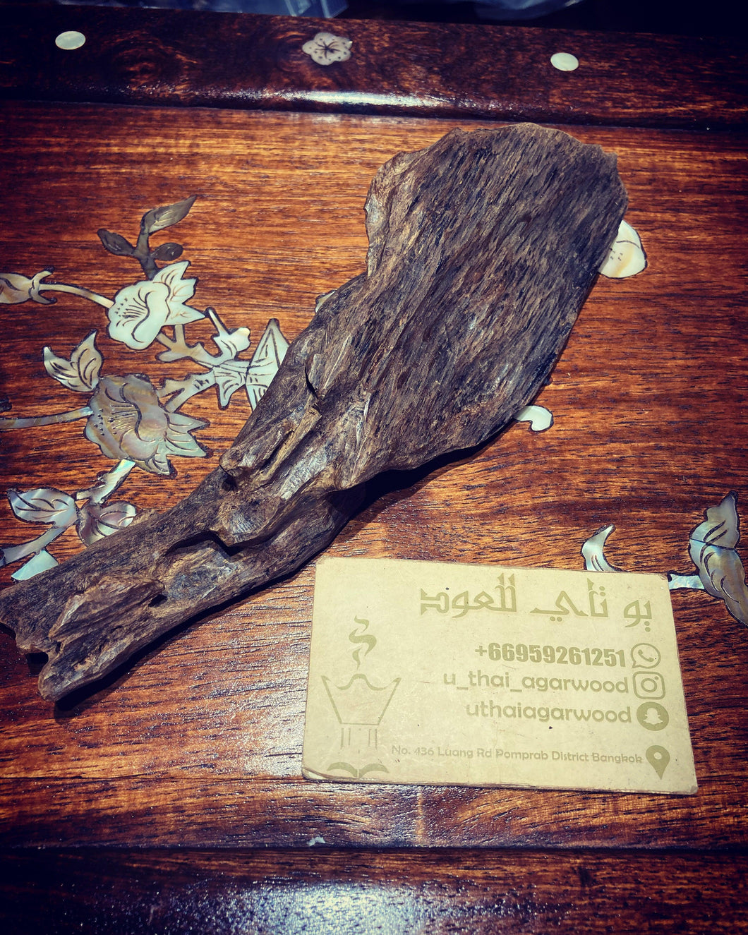 Old Cambodian agarwood for collection - uthaiagarwood