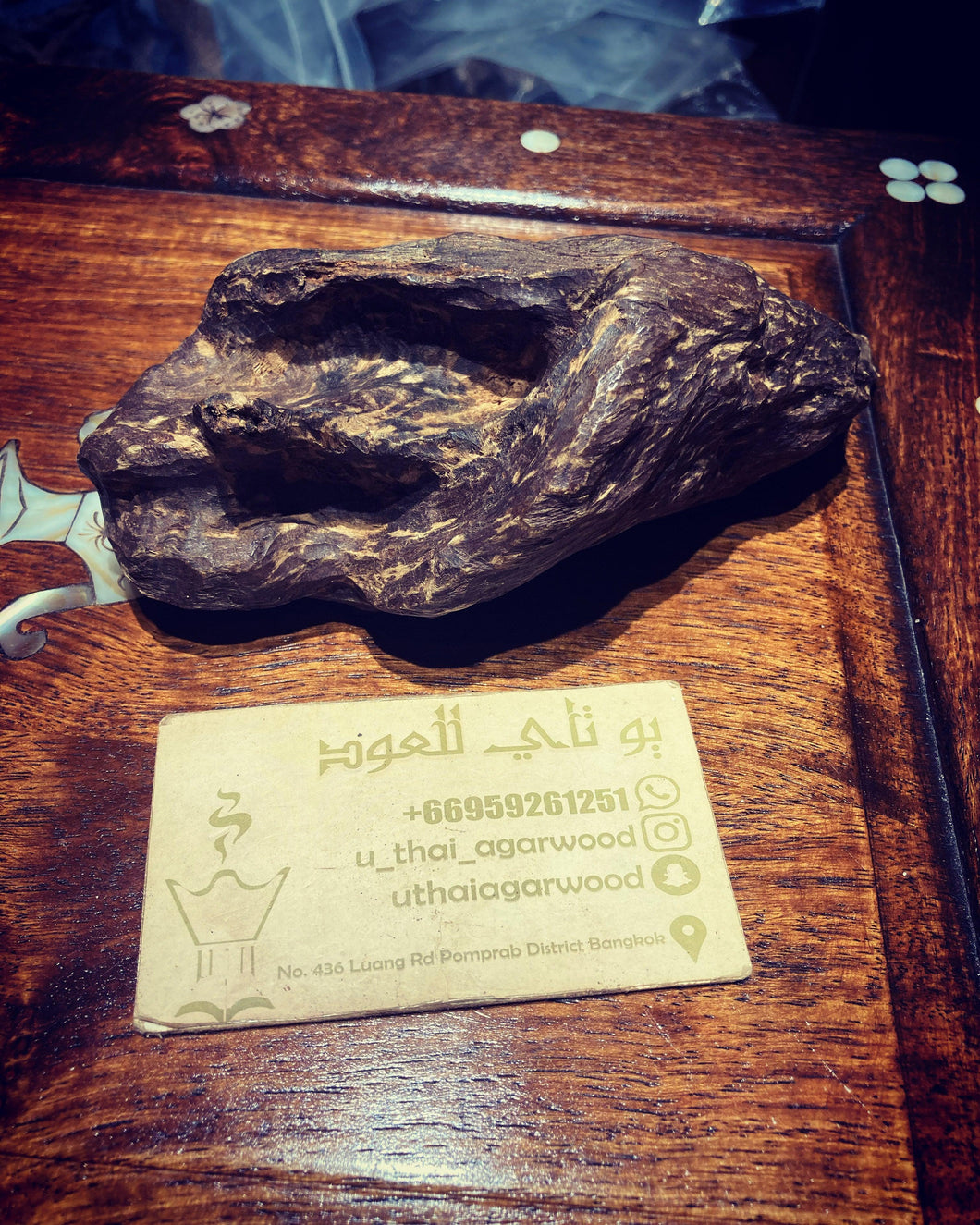 Old Cambodian agarwood for collection - uthaiagarwood