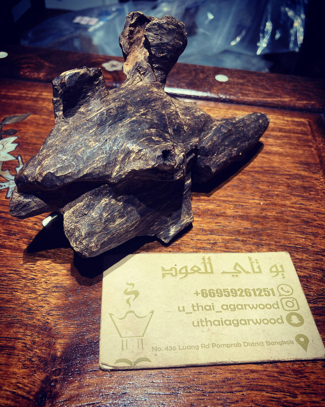 Old Cambodian agarwood for collection - uthaiagarwood