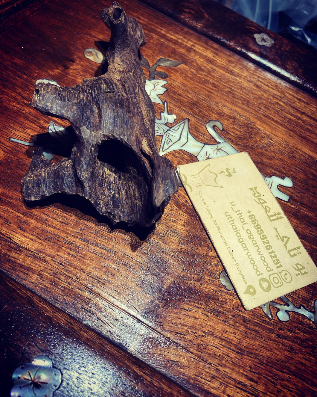 Old Cambodian agarwood for collection - uthaiagarwood